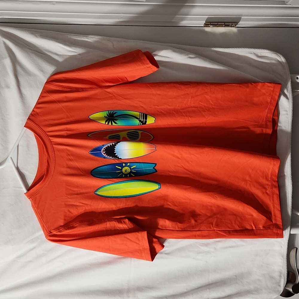 Boys XXL(18) Beach Sun Shirt Wonder Nation